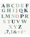 Classic Alphabet Wall Decal - Cool