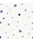 Blue & Grey Polka Dot Wall Decal