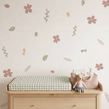 Boho Florals Wall Decal