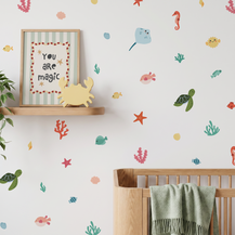 Bright Sea Creatures Wall Decal