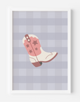 Cowgirl Boot Print