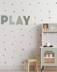PLAY Letters Wall Decal
