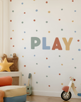 PLAY Letters Wall Decal