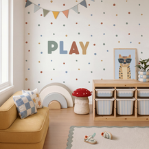 PLAY Letters Wall Decal