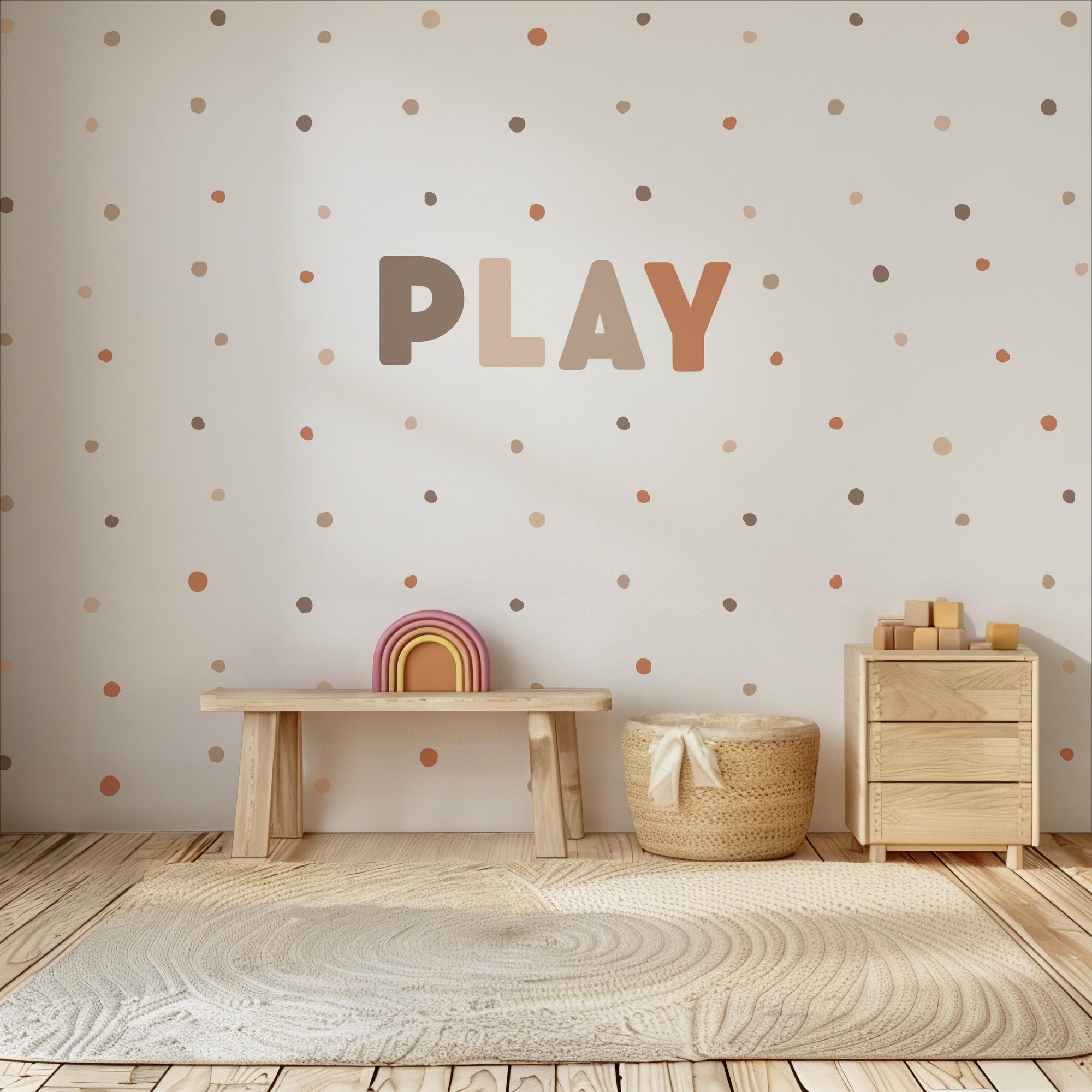 PLAY Letters Wall Decal