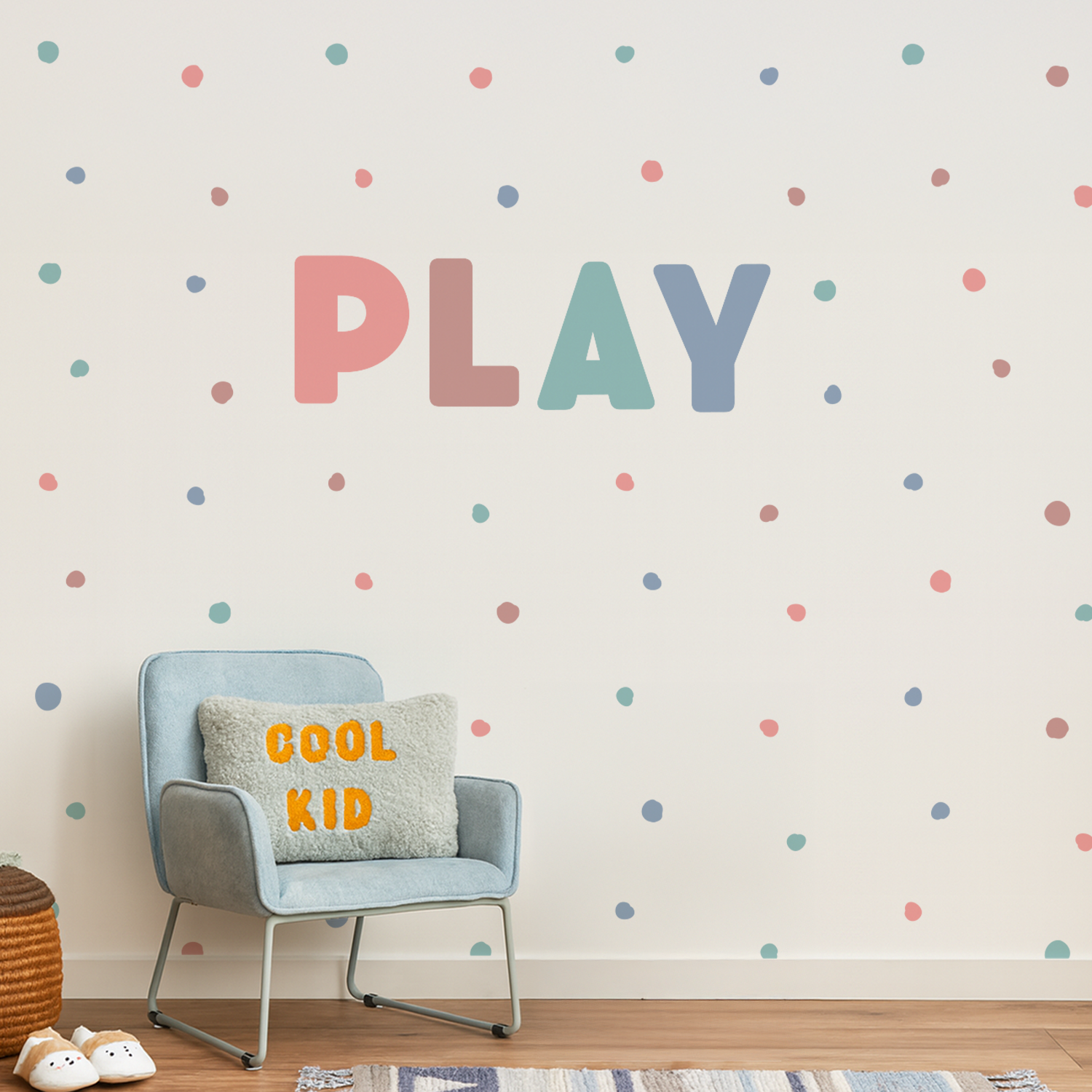 PLAY Letters Wall Decal