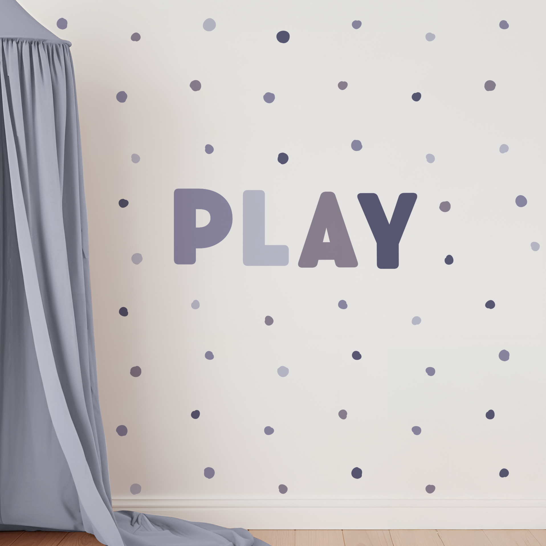 PLAY Letters Wall Decal