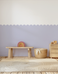 Sample: Scallop Block Colour Wall Panels - Lavender