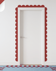Coloured Scalloped Border Decals