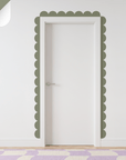 Coloured Scalloped Border Decals