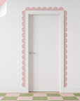 Coloured Scalloped Border Decals