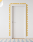 Coloured Scalloped Border Decals