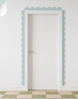Coloured Scalloped Border Decals