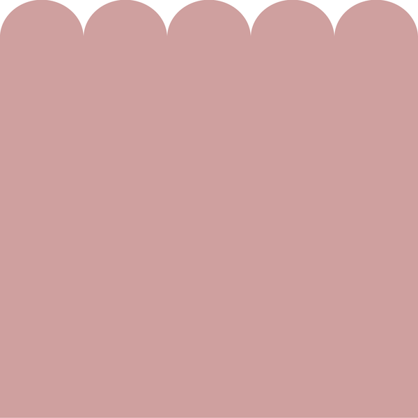 Sample: Scallop Block Colour Wall Panels - Blush