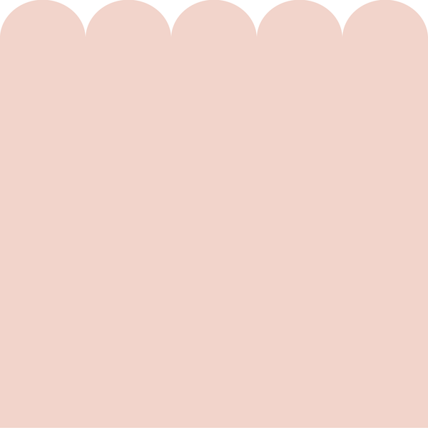 Sample: Scallop Block Colour Wall Panels - Pink