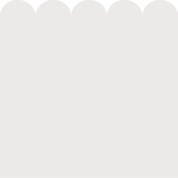 Sample: Scallop Block Colour Wall Panels - Powder