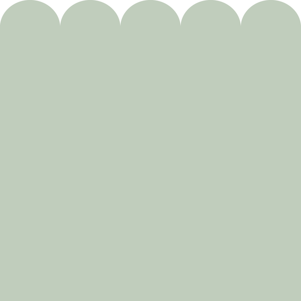 Sample: Scallop Block Colour Wall Panels - Sage
