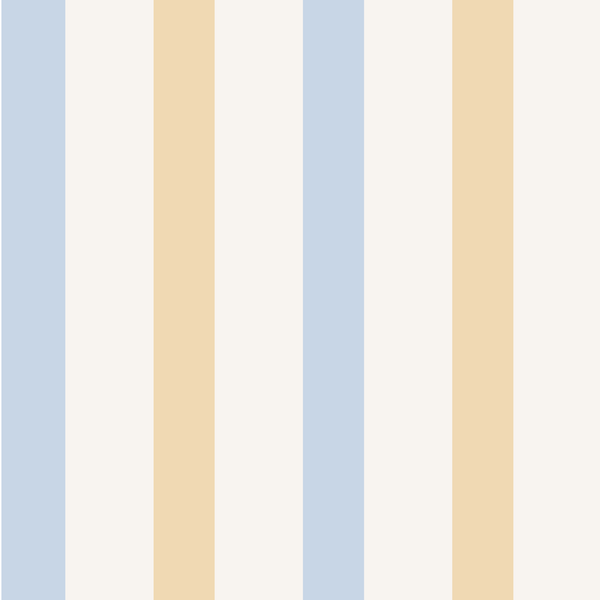 Sample: Mixed Stripe Wall Panels - Butter & Sky