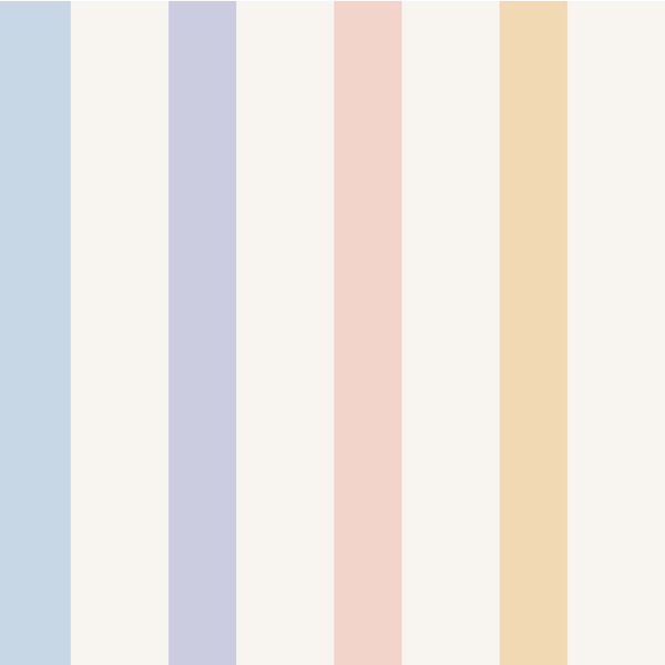 Sample: Mixed Stripe Wall Panels -  Rainbow