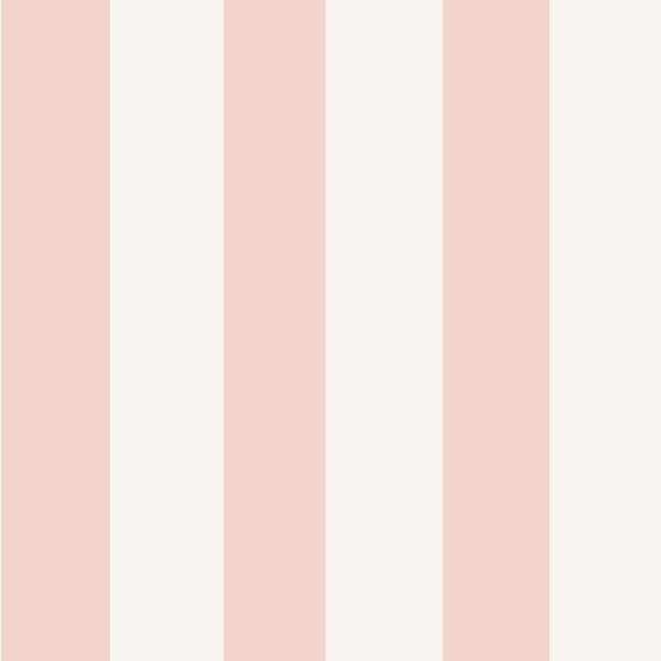 Sample: Plain Stripe Wall Panels - Pink & Milk