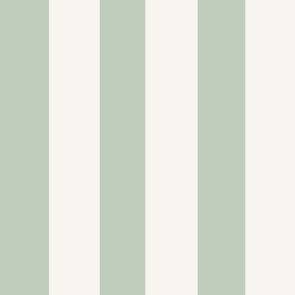 Sample: Plain Stripe Wall Panels - Sage & Milk