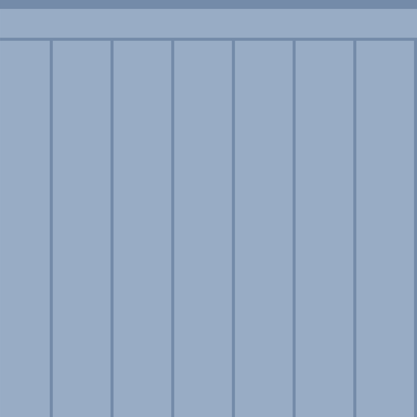 Sample: Classic Groove Wall Panels - Blue