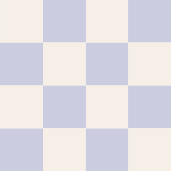 Sample: Checkered Wall Panels - Milk & Lavender