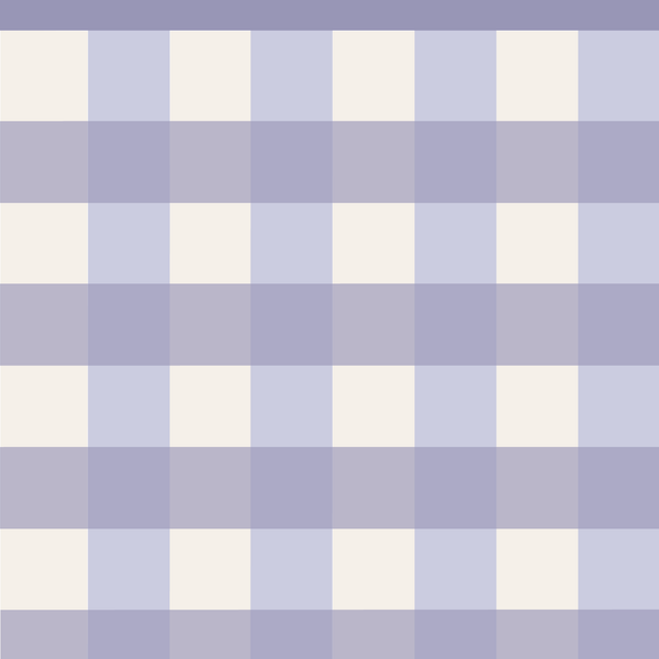 Sample: Gingham Wall Panels - Lavendar & Purple