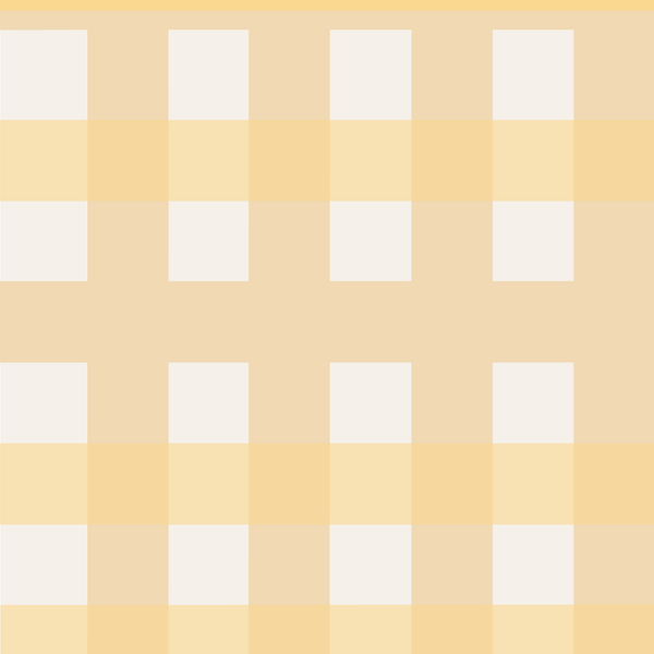 Sample: Gingham Wall Panels -  Yellow & Butter