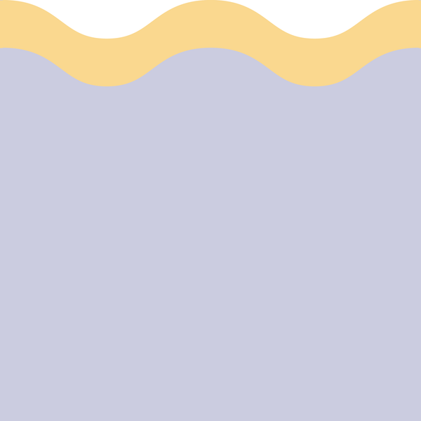 Sample: Border Wave -  Lavender & Yellow