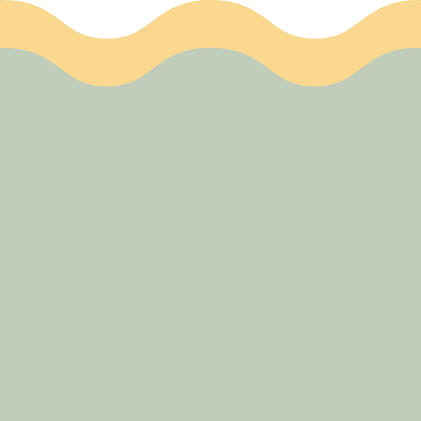 Sample: Sample: Border Wave -  Sage & Yellow