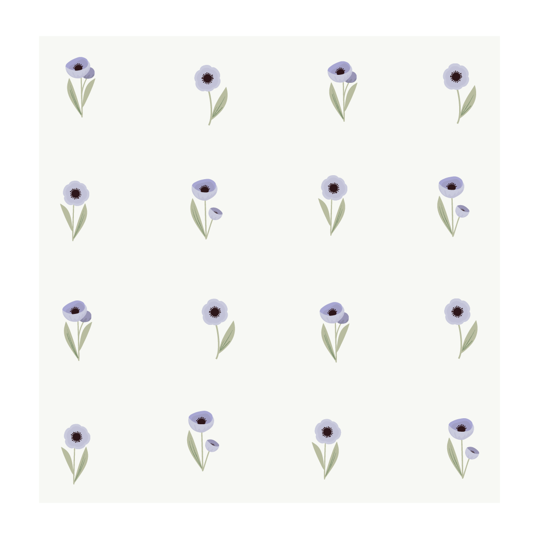 Poppies Floral Decal