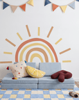 Wandsticker Regenboogzon