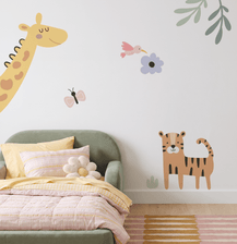 Big Safari Animals Wall Decals