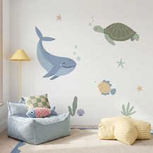 Whale and Friends Wall Decals