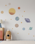 Grote planeten muurstickers