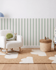 Plain Striped Wall Panels