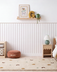 Striped Scalloped Border Panels