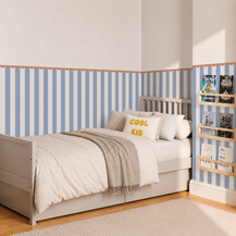 Striped Scalloped Border Panels