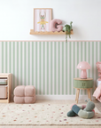 Striped Scalloped Border Panels