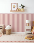 Striped Scalloped Border Panels
