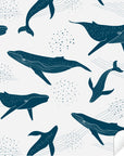 Trofast Tub Dreamy Whales Decals