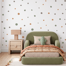Green Polka Dots Wall Decals
