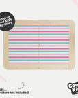 Flisat Table Stripes Pink Decal