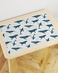 Flisat Table Dreamy Whales Decal