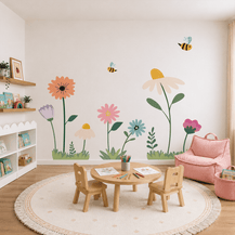 Floral Garden Wall Decal
