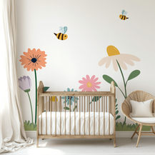 Floral Garden Wall Decal
