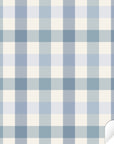 Flisat Table Gingham Blue Decal