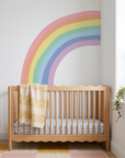 Rainbow Half Wall Decal