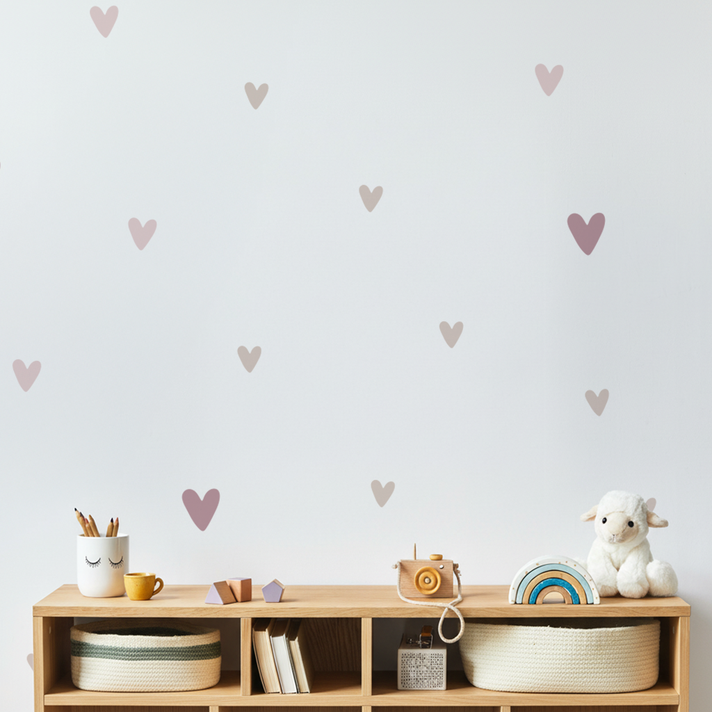 Hearts Wall Decal